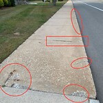 Sidewalk Repair at 49 Talbot Ave, North Billerica