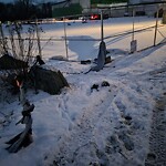Sidewalk Obstruction at 128 Lexington Rd