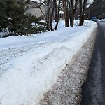 Unshoveled Sidewalk at 118 Nashua Rd, North Billerica