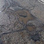 Pothole at 1–15 Rhodes St