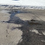 Pothole at 20 Governor Hutchinson Rd