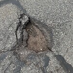 Pothole at 80 Pollard St, North Billerica