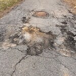 Pothole at 4 Crystal St