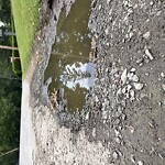Pothole at Dane Ave, North Billerica