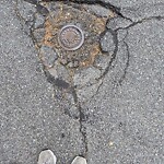 Pothole at 45 Whittier Rd
